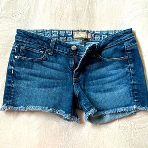 Paige denim cut off shorts, excellent condition